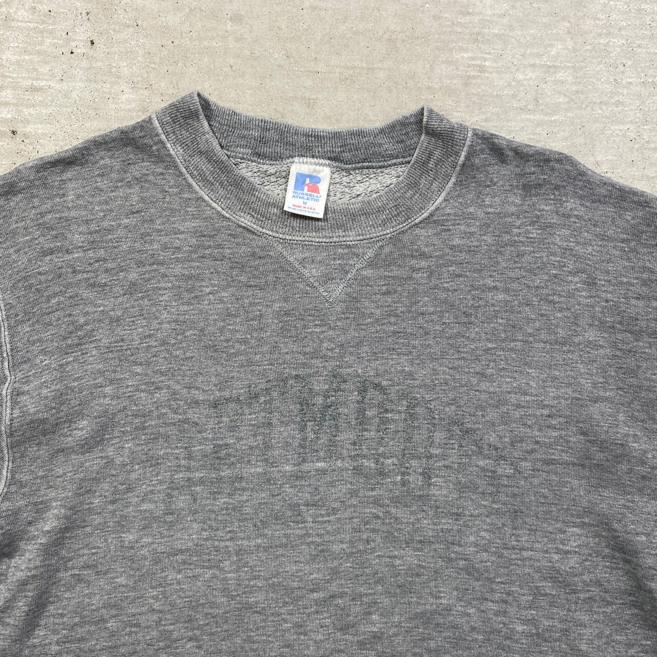 80年代 RUSSELL ATHLETIC ラッセル スウェットシャツ カレッジロゴ