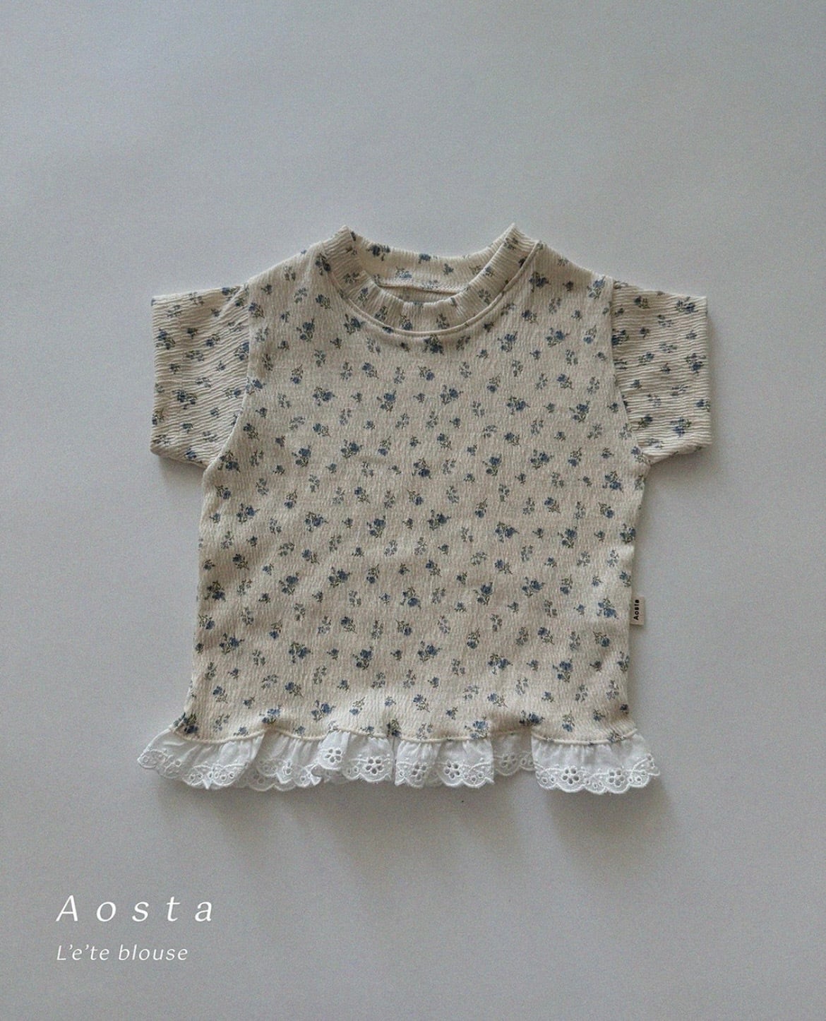 【即納/80,90size】ルエテブラウス/ Aosta
