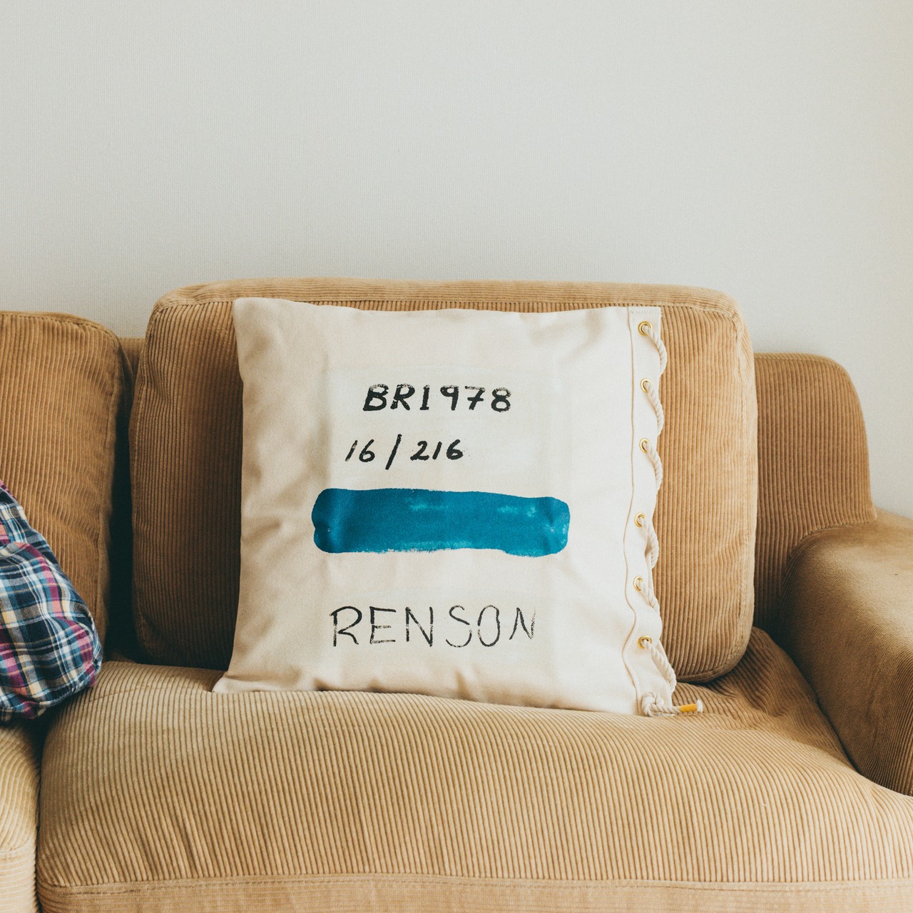 Vintage Canvas Cushion Cover