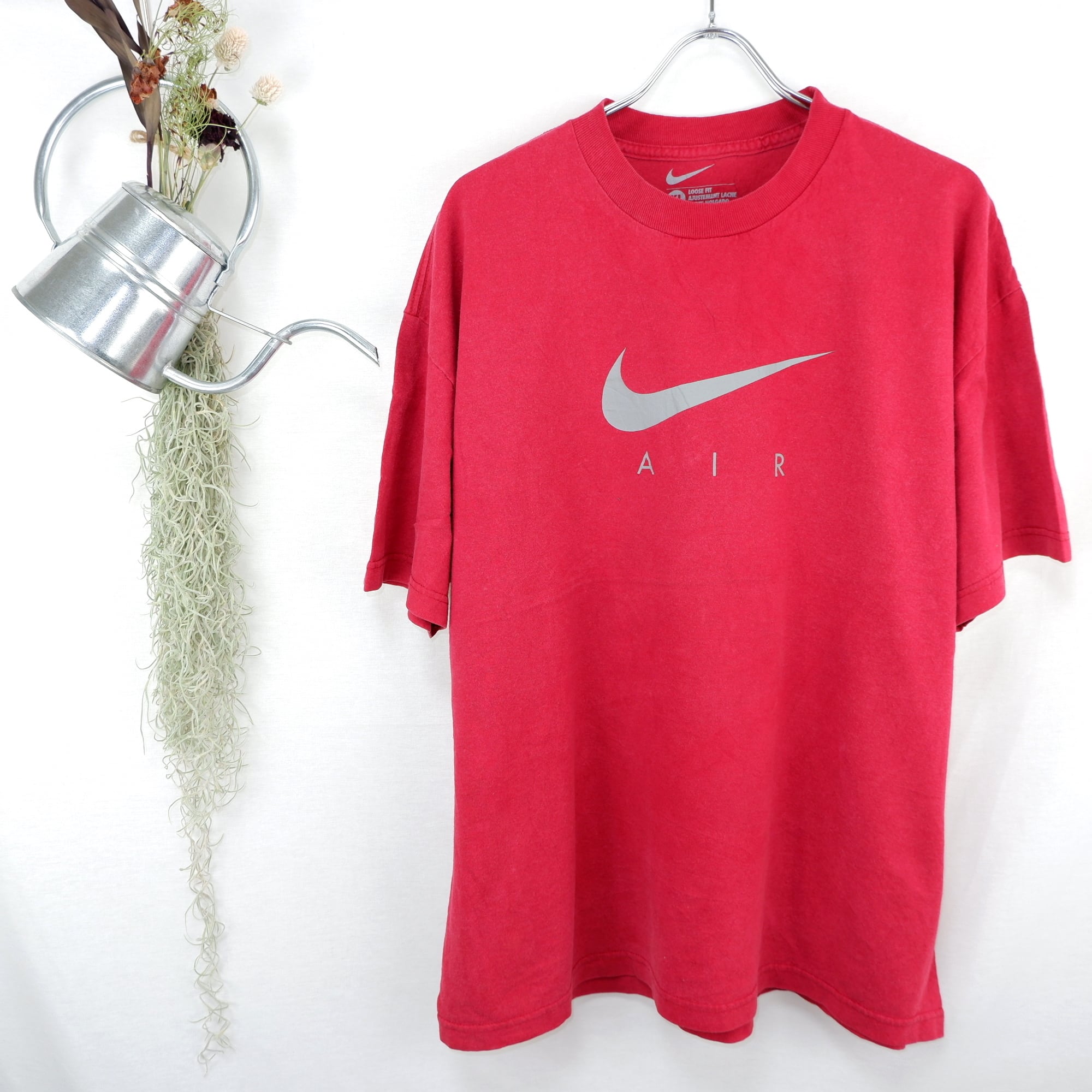 [XL] NIKE AIR Red Tee | ナイキ エアー 赤 Tシャツ | きれいめや90sのメンズ古着専門店jo-Ro powered by  BASE