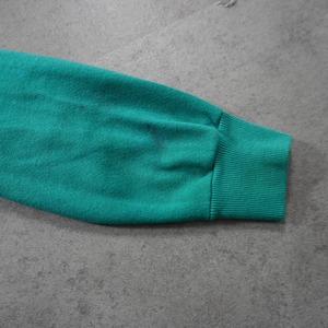 80s OLD GAP hoodie solid teal "made in USA" 古着