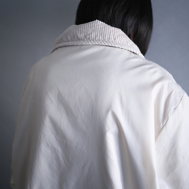 "reversible" boa fleece × shakashaka XXX over silhouette jacket coat