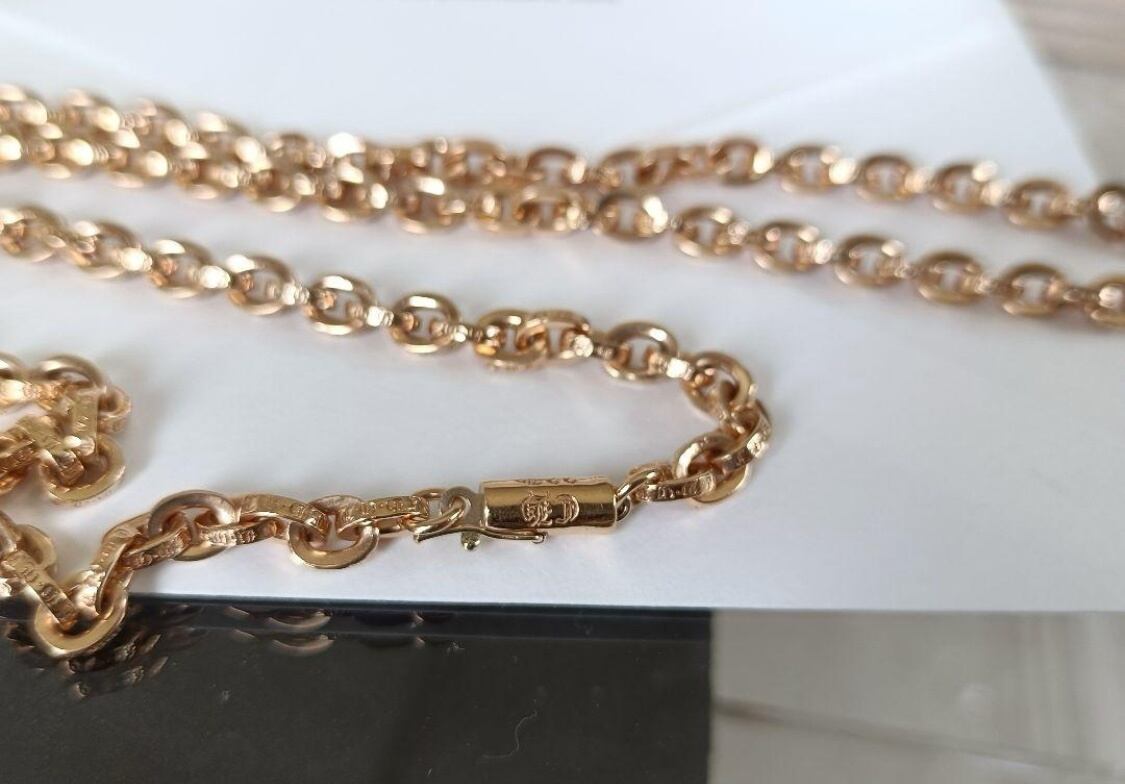 CHROME HEARTS クロムハーツ 22k ペーパーチェーン 20inch ネックレス