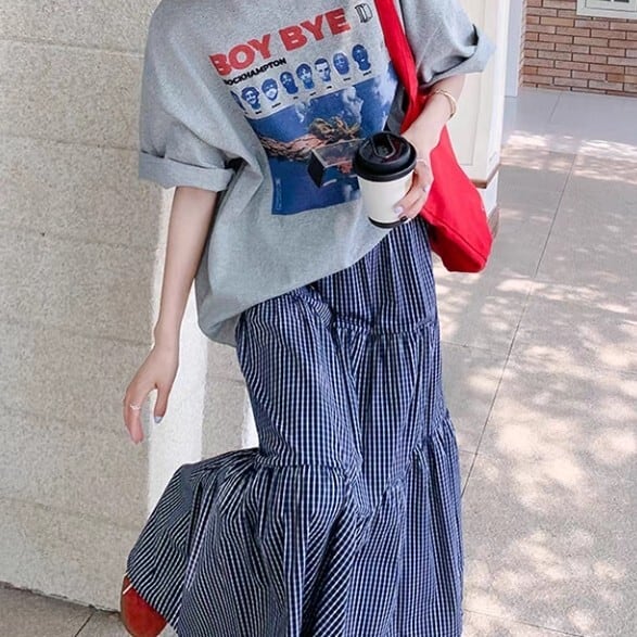 リラックスカジュアル スカートセットアップ L1155