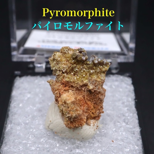 緑鉛鉱 パイロモルファイト 原石 PMP022　鉱物　天然石　パワーストーン