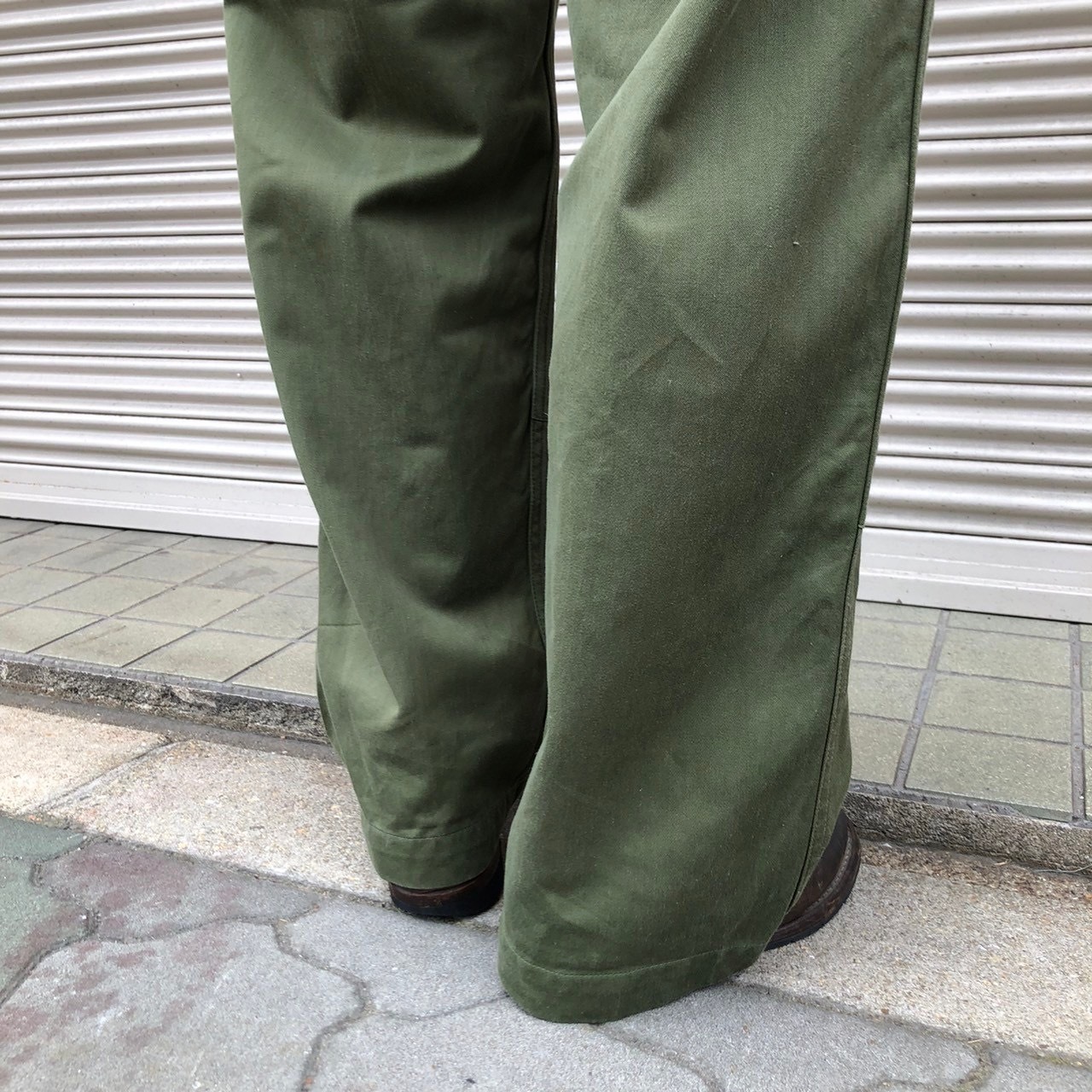 貴重 良品 1954年製 50s イギリス軍実物 P1960 コンバット トラウザー 