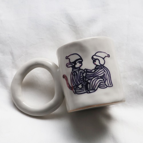 iyo okumi  × pottery u3 コラボレーション  マグカップGood night