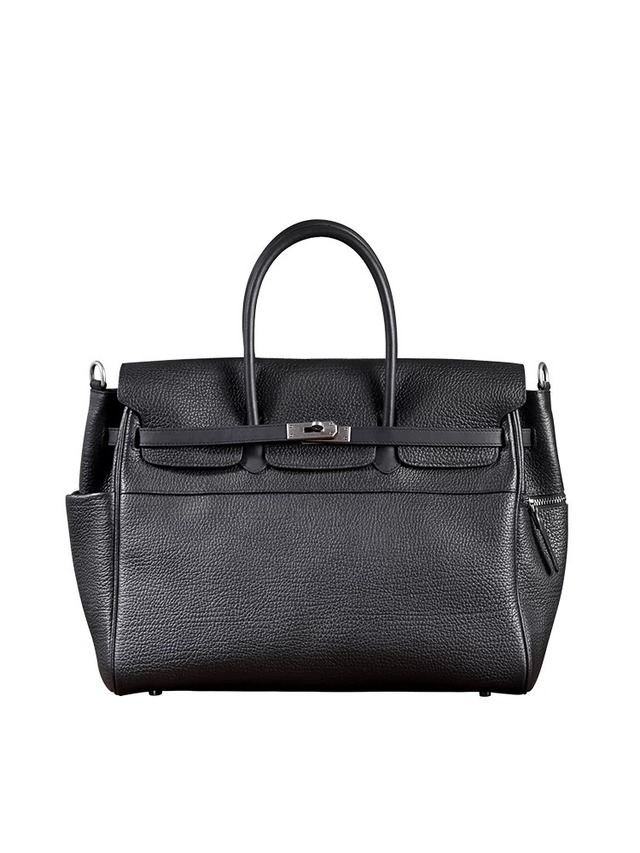 【フラップ付き】レザートートバッグ