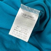 mont-bell モンベル 花柄 半袖 ドライ Tシャツ カットソー M/ブルー系 レディース #1114420