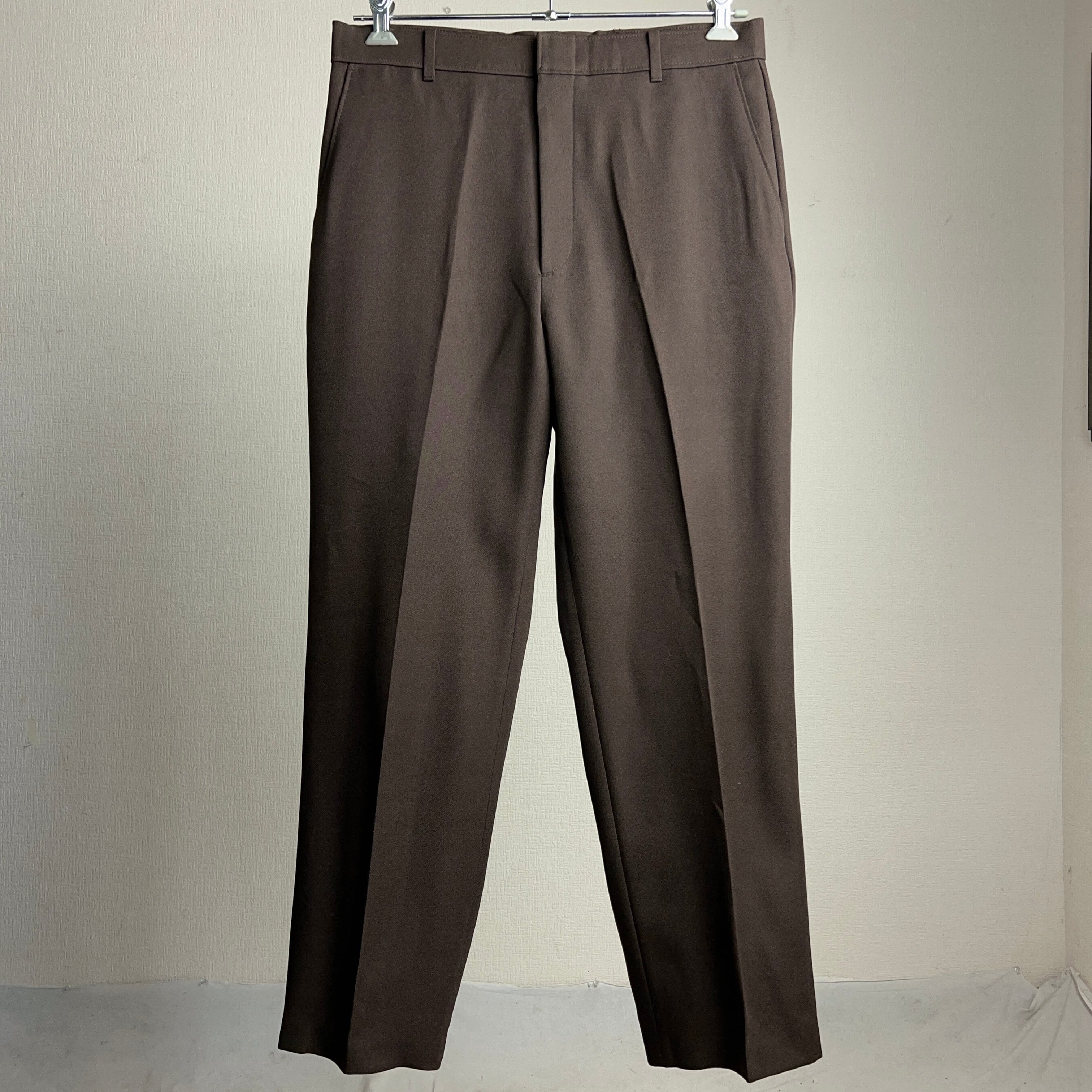 80's~90's LEVI’S ACTION SLACKS Brown USA製 W34 L29 80年代 90年代 リーバイス  アクションスラックス ブラウン【1000A1164】