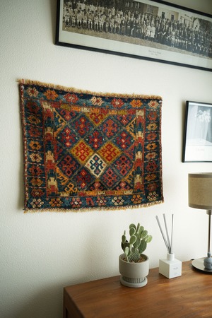 【965-A】Vintage Jaff kurd Bagface rug 1970's