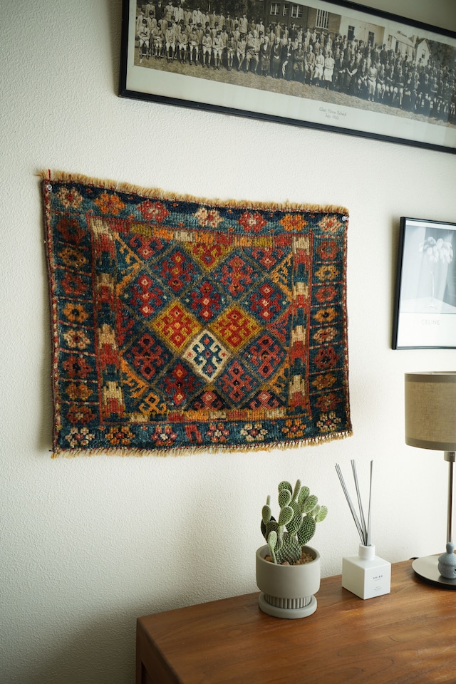 【965-A】Vintage Jaff kurd Bagface rug 1970's