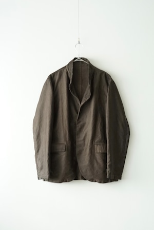 [SAMPLE] Natural Dyed Moleskin / The_ Jacket (柿渋染）