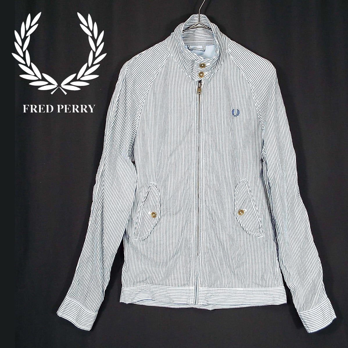 美品 FREDPERRY フレッドペリー スウィングトップ ドリズラー