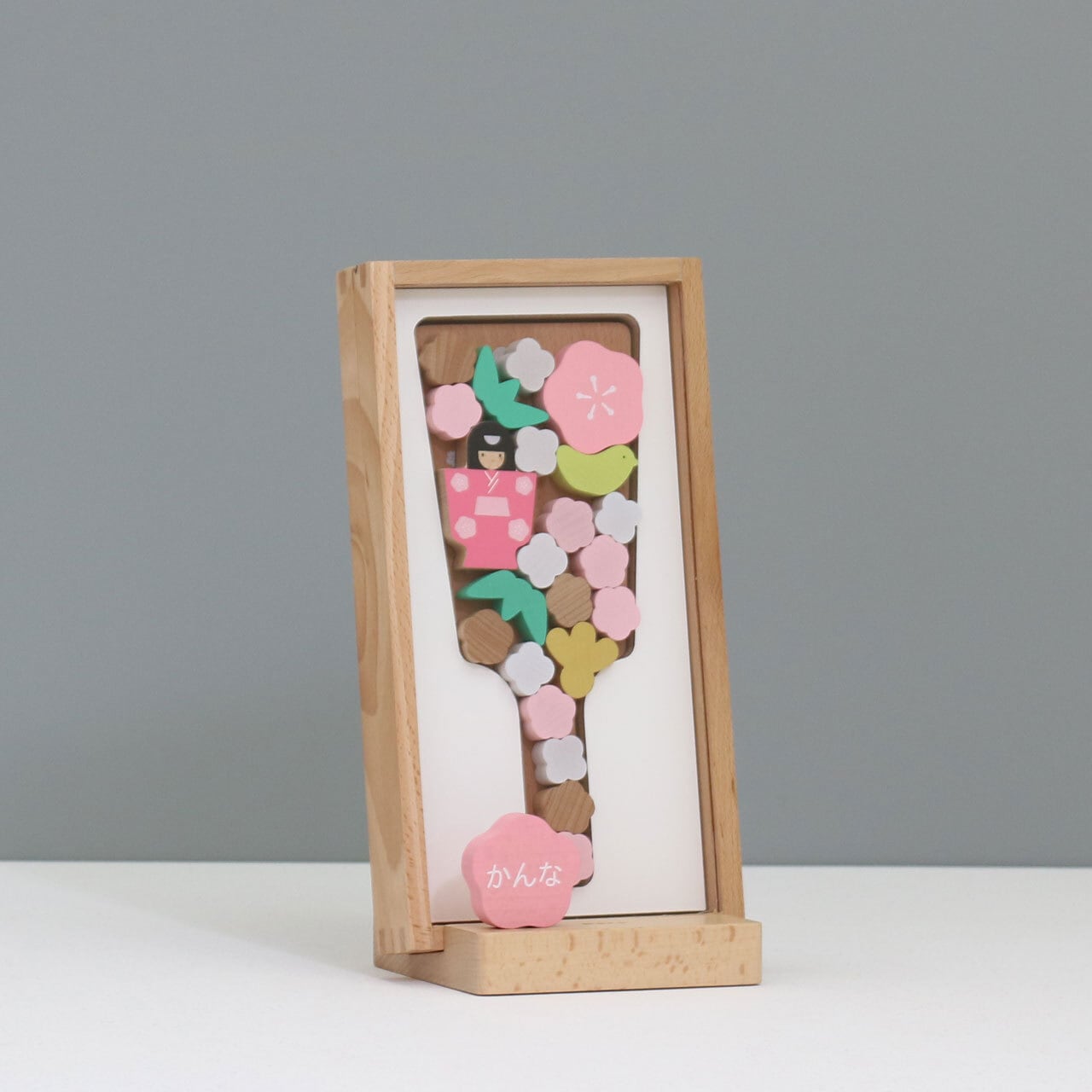 Puca プーカ 【プーカの羽子板】 積木|木製|羽子板|お名前入れ|コンパクト