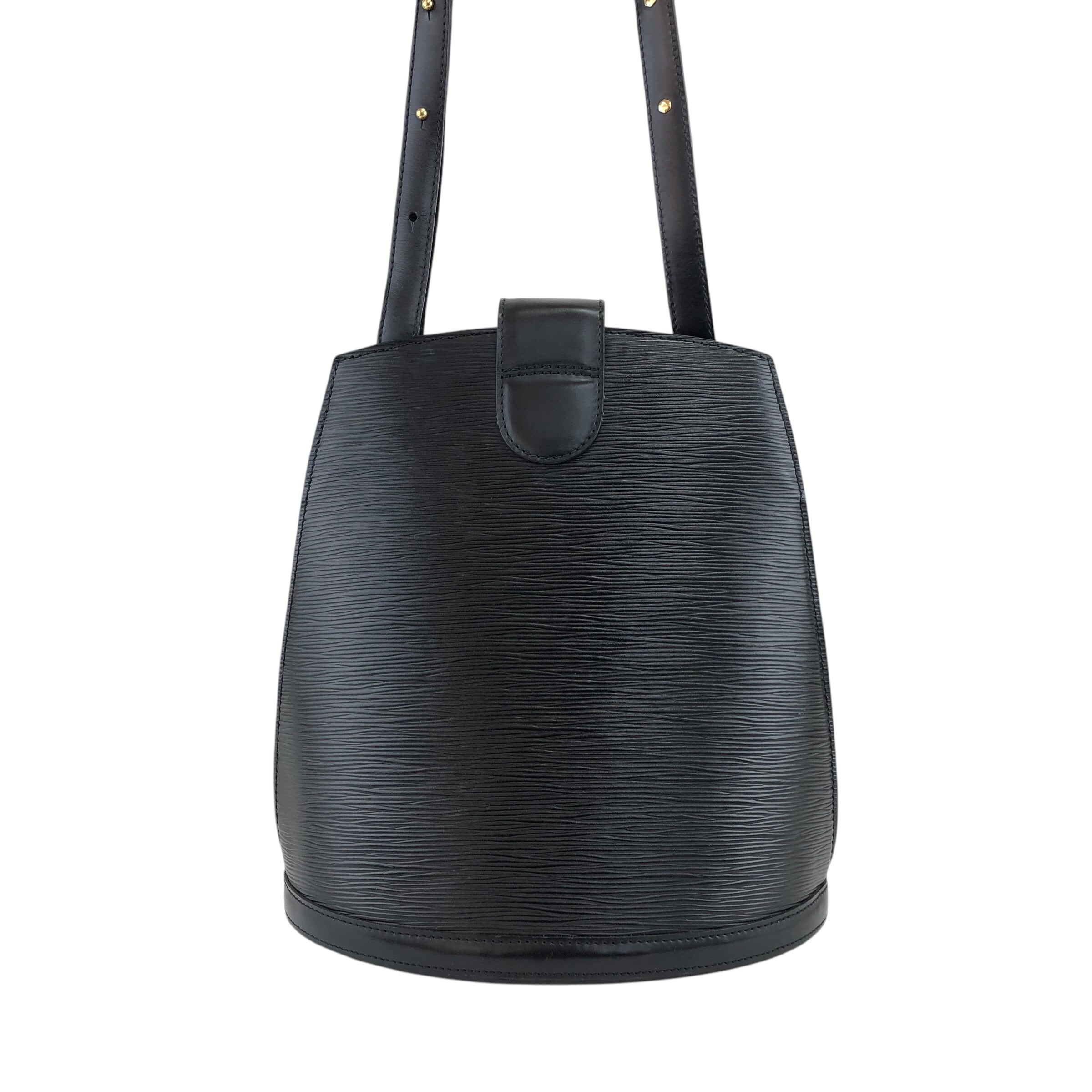 LOUIS VUITTON ルイヴィトン エピ ショルダーバッグ ブラック ターン 