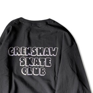 Crenshaw Skate Club | OG LOGO L/S Shirt / Black