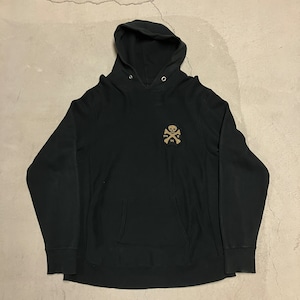 ④ MINORITY SKULL HOODIE BLACK 1990'S OLD