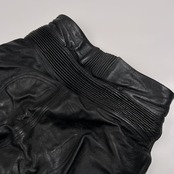 プロテクター入り sraimoto スライモト 本革 レザー パンツ サイズ 36 /ブラック系 ライディング レーシング バイク ツーリング ライダース