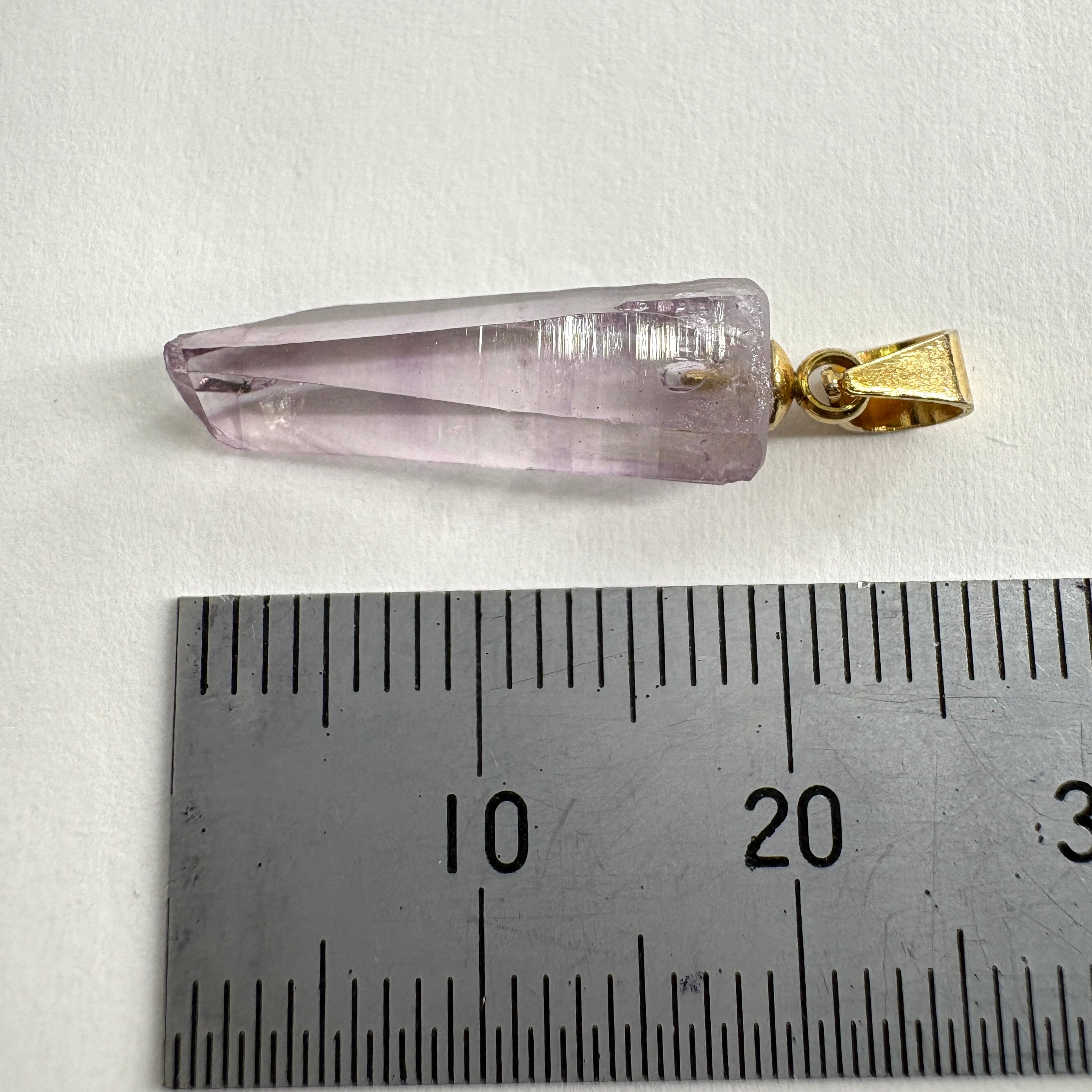 ベラクルスアメジスト原石 ペンダントトップ メキシコ産 約20㎜ | ヒロ