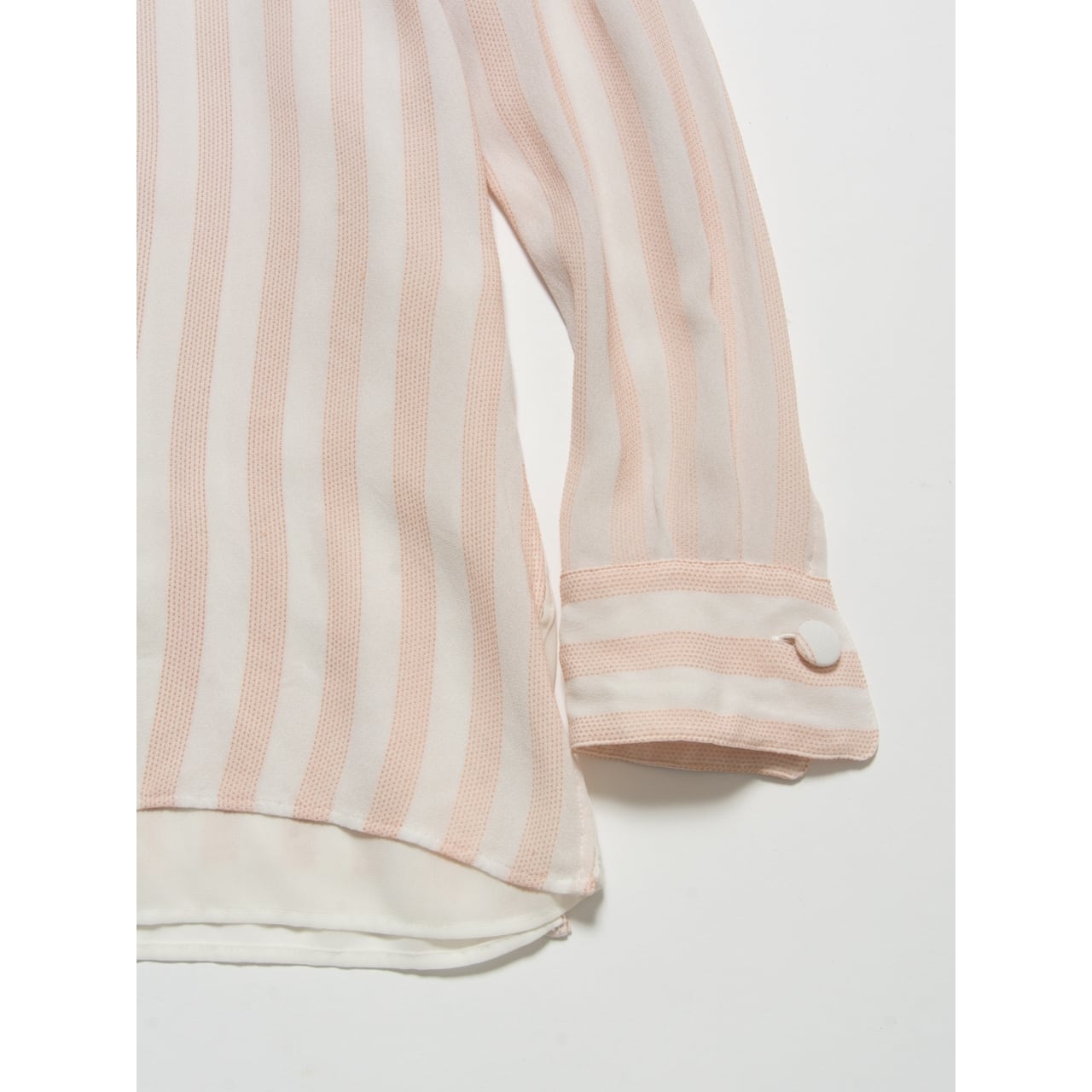 【KRIZIA】Striped layered pullover blouse（クリツィア レイヤードストライププルオーバーブラウス）3d