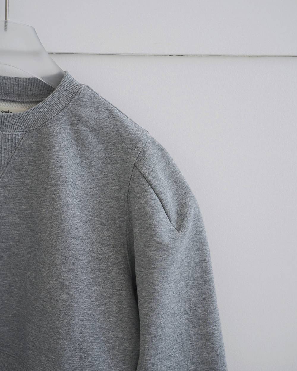 ànuke Compact Short Sweat コンパクトショートスウェット Gray