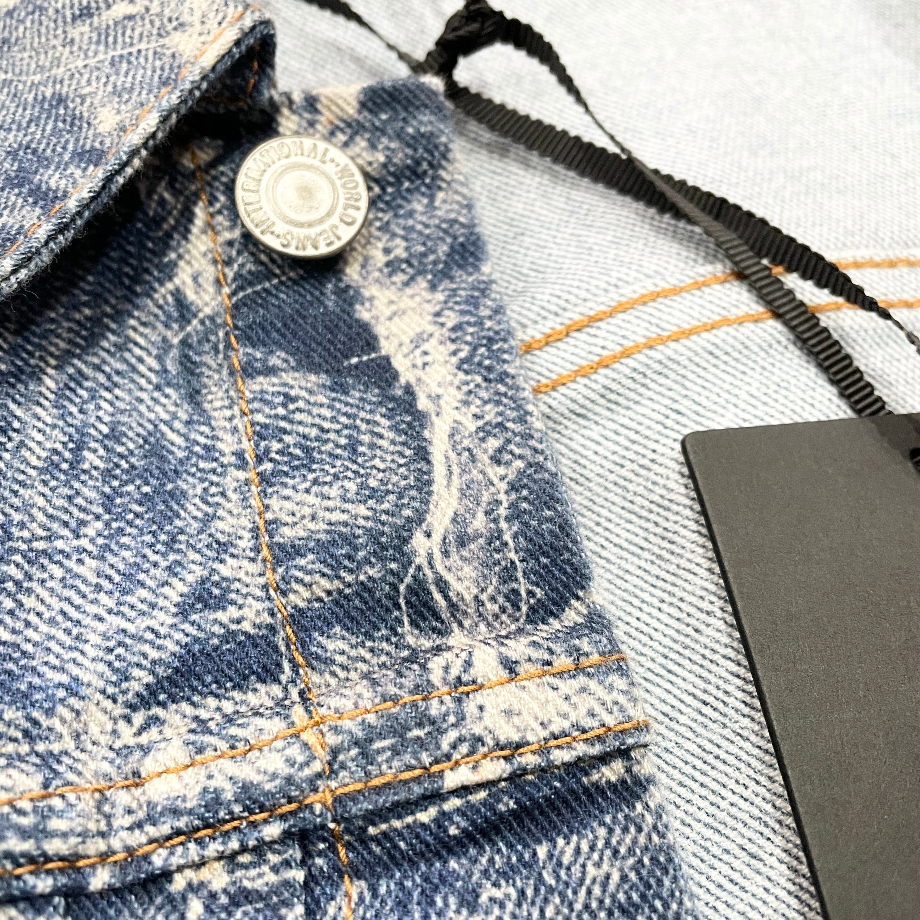 SLICK 【Trompe-l'oeil Denim 1st Type Tracker Jacket】 スリック