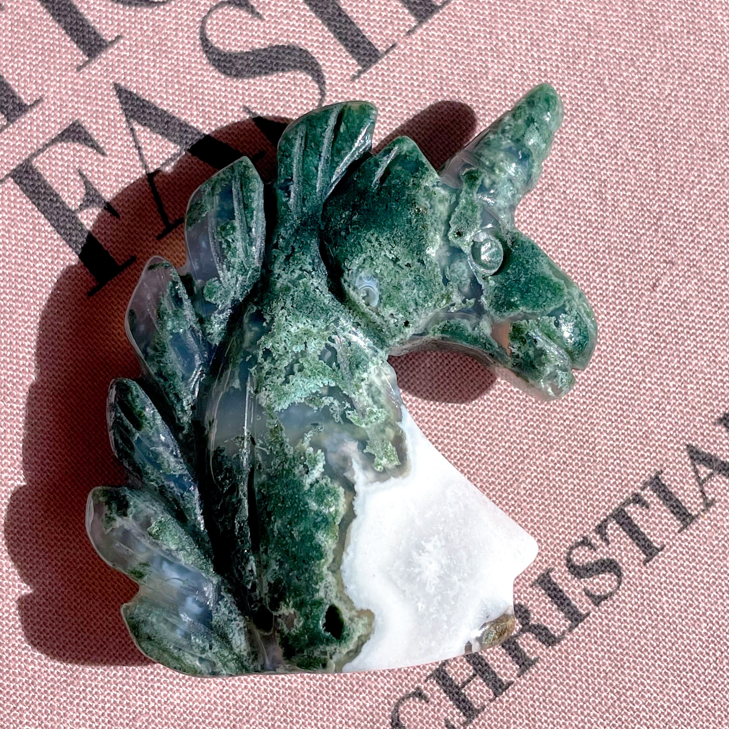 Moss Agate Unicorn 2✧ モスアゲート