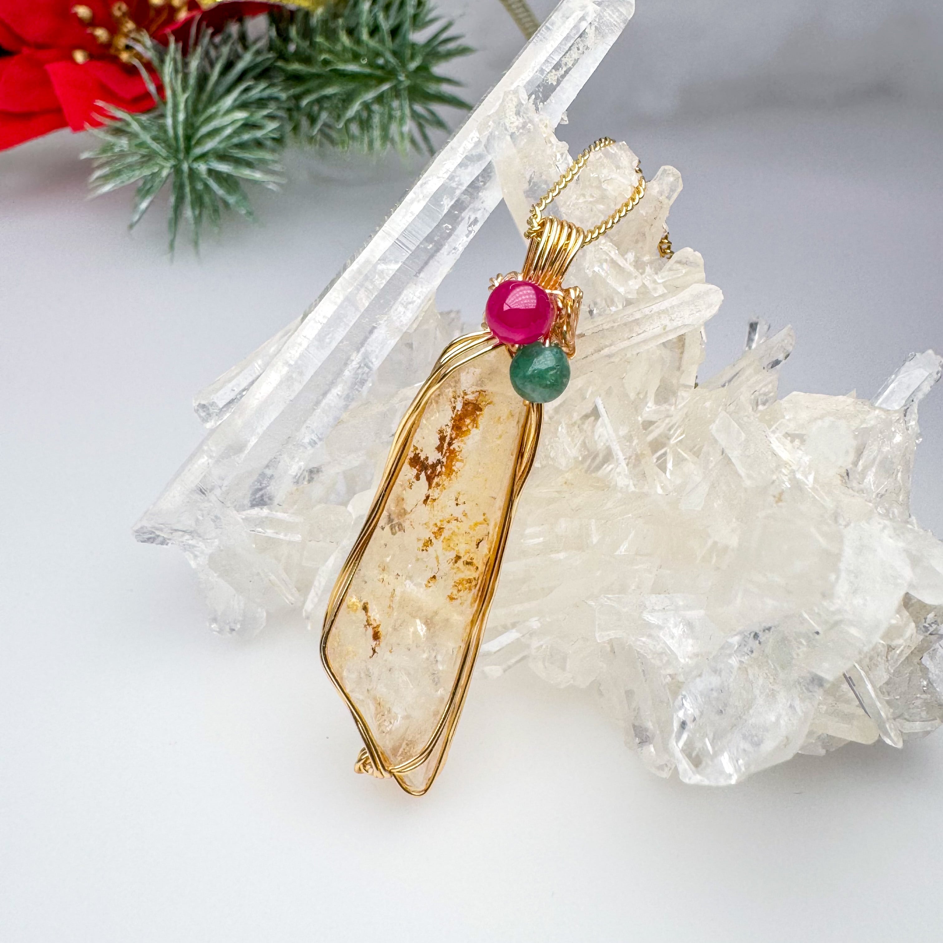 高千穂水晶ネックレス | sunday shop〜宮崎水晶アクセサリー〜