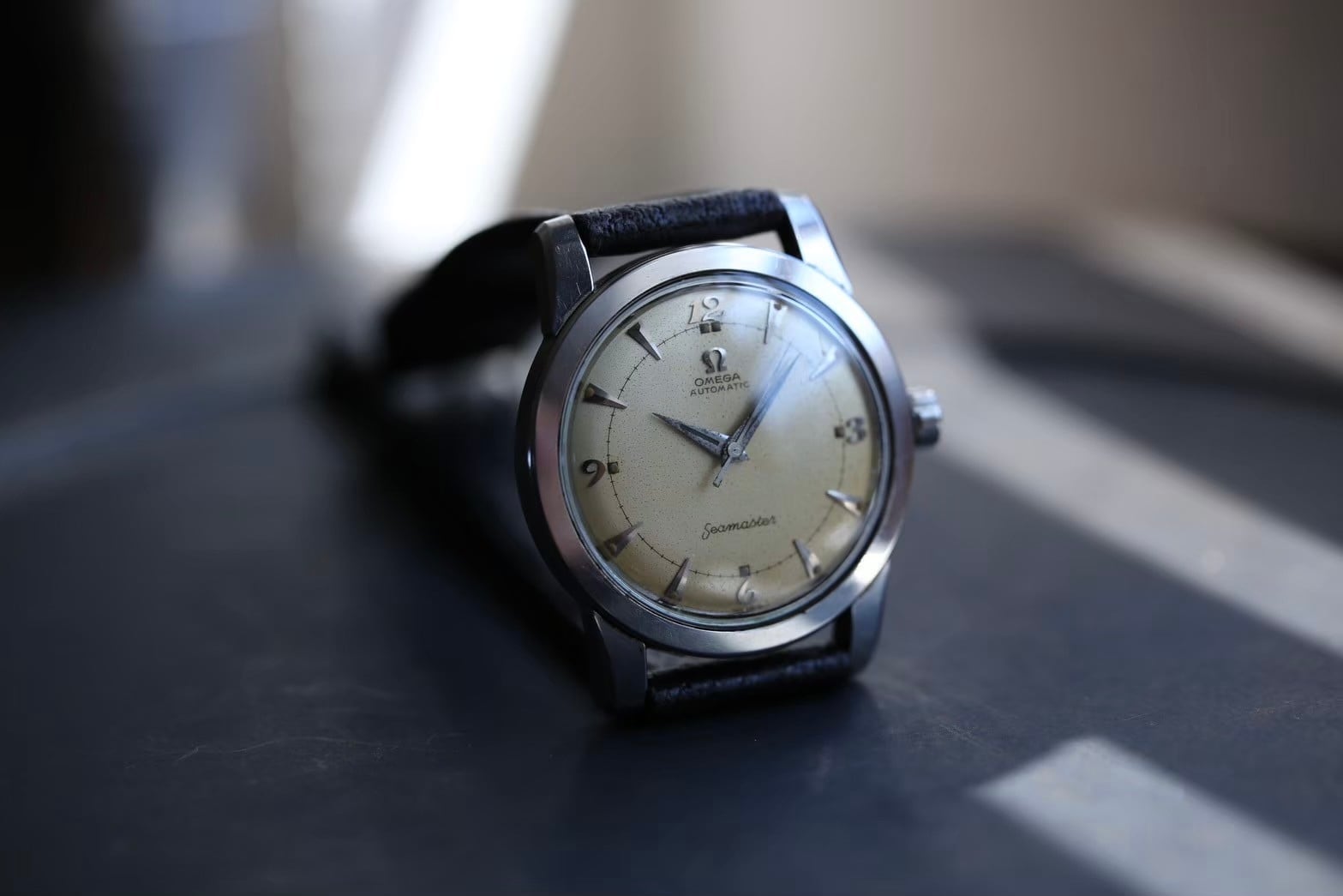 OMEGA】 1953年製 オメガ シーマスタ― ファースト 楔インデックス×飛び