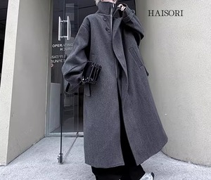 Stand-up collar, zippered casual coat