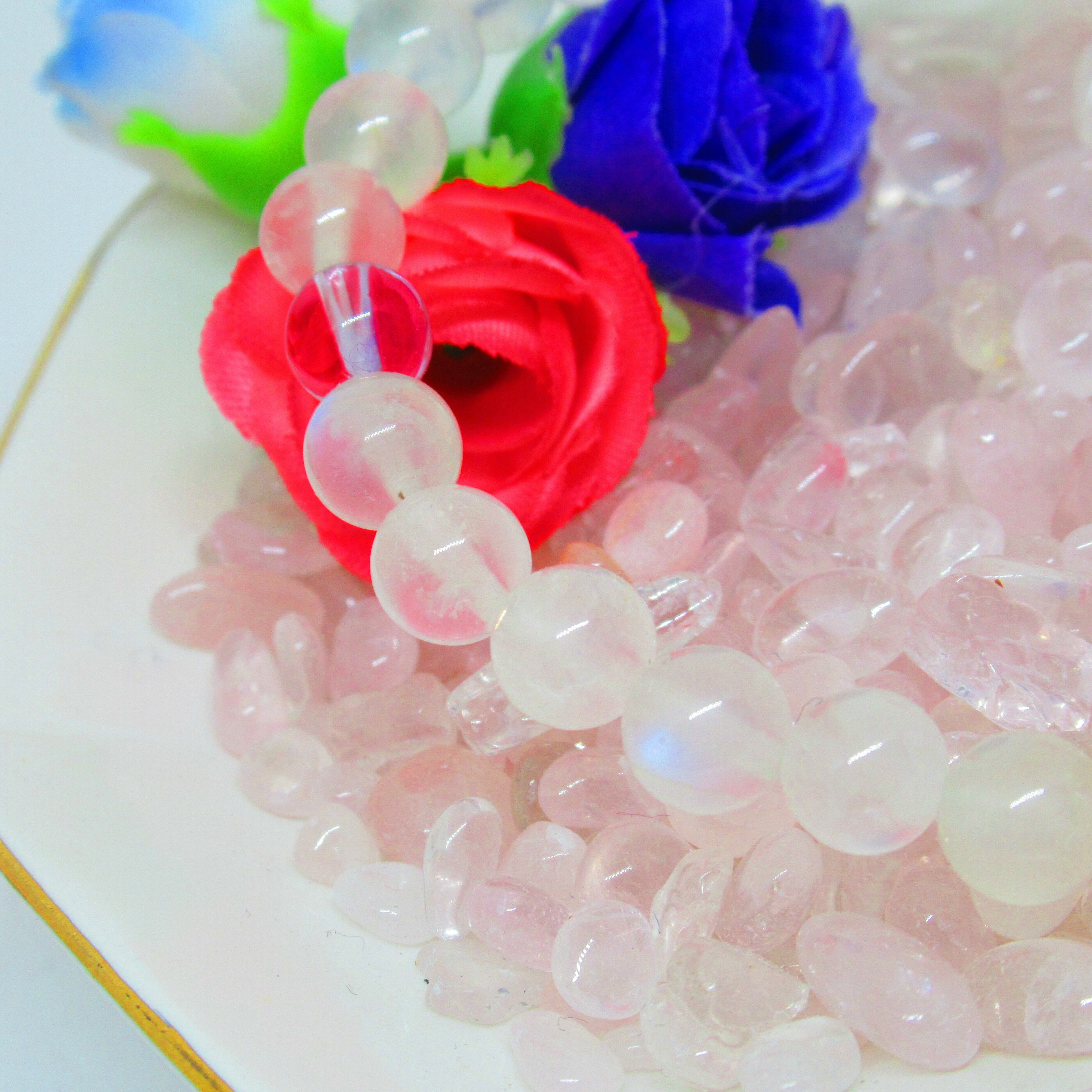 金運 恋愛運 aタイチンルチルクオーツ ムーンストーンブレスレット16cm パワーストーン通販 浄化 Magicstoneしおさい堂 レイキパワーストーン公式
