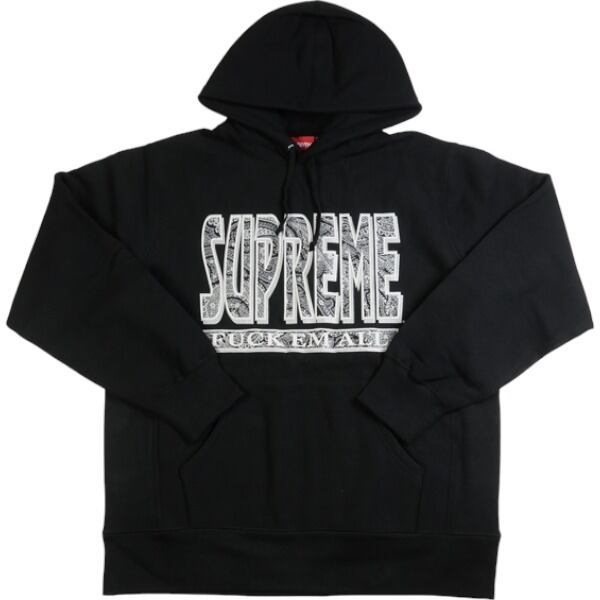 Supreme Motion Logo Hooded Sweatshirt 黒L