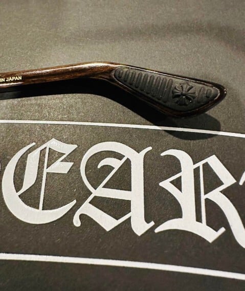 CHROME HEARTS クロムハーツ クロス メガネ MATTE BLACK GOLD