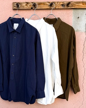 【ARMEN WOMEN】UTILITY REGULAR COLLAR SHIRT