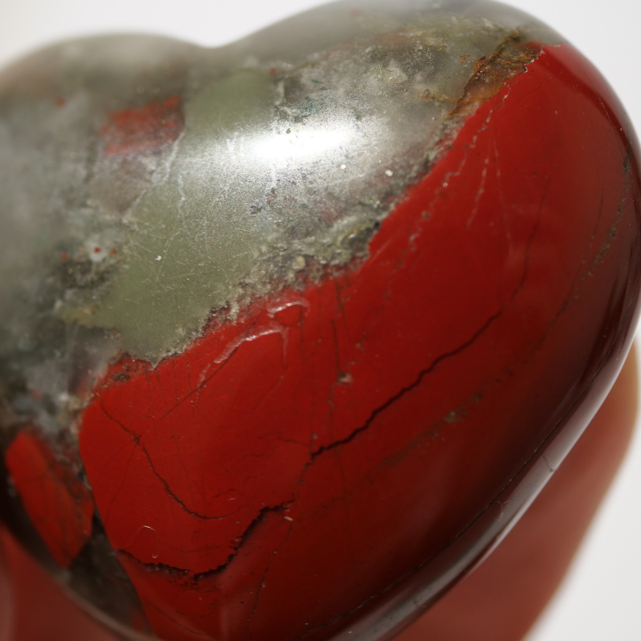 アフリカン ブラッドストーン セフトナイト / ハート