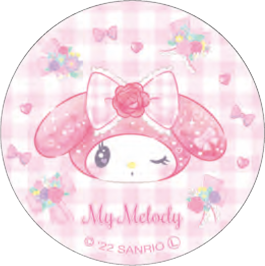 My Melody Cafe 缶バッジ（メロディ）