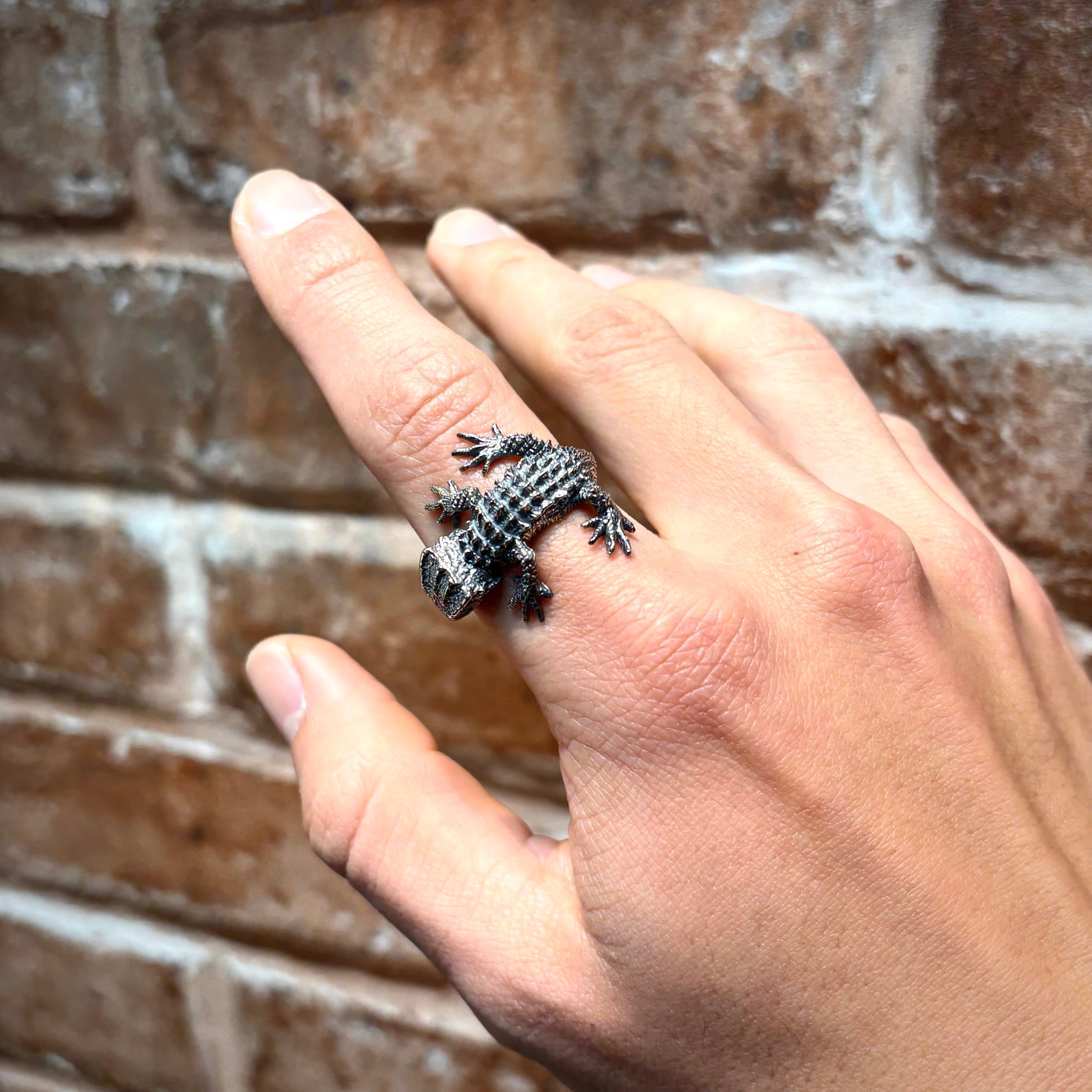 アカメカブトトカゲリング | Cold I's 公式オンラインショップ