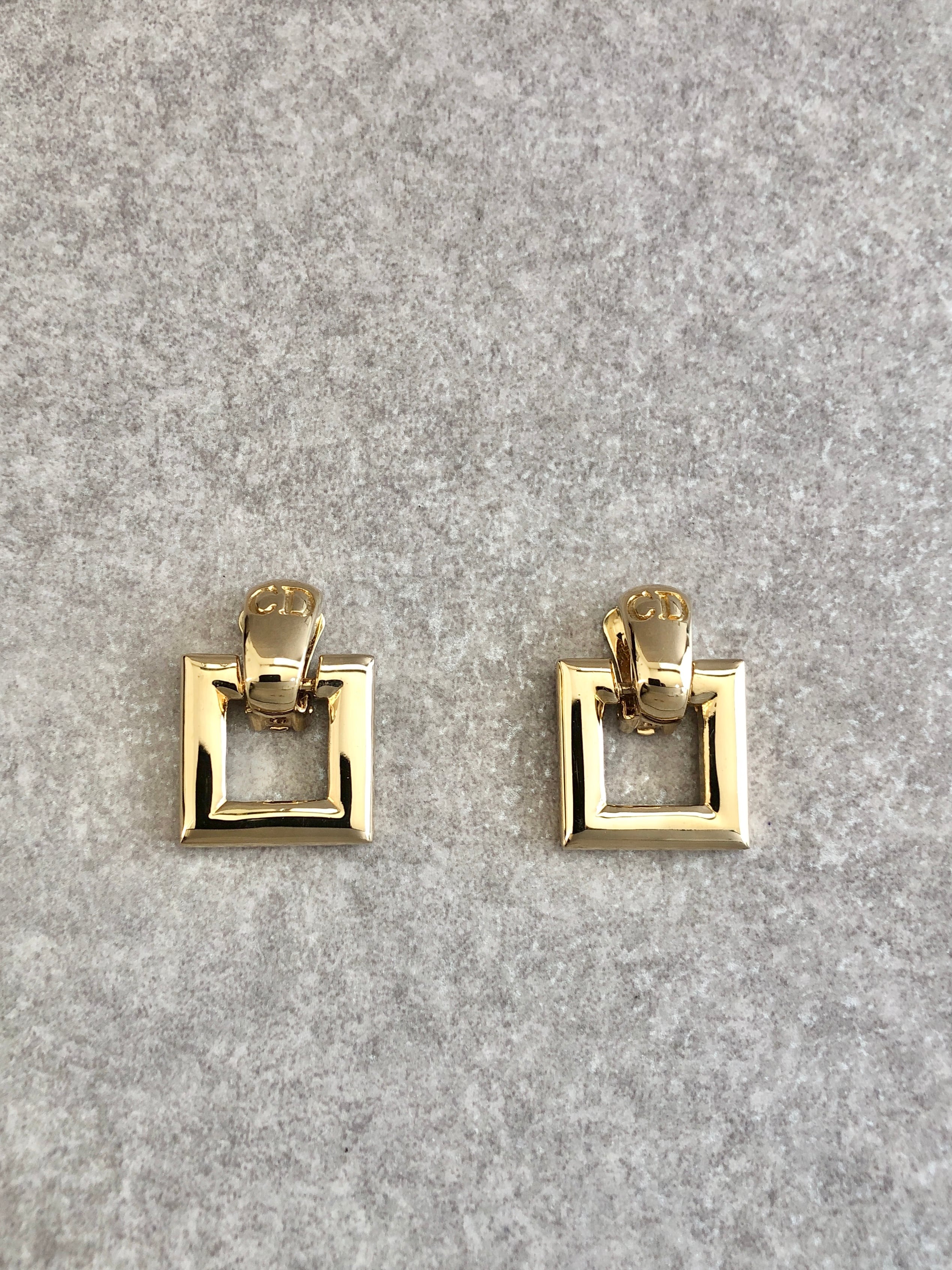 Christian Dior クリスチャン ディオール イヤリング ゴールド 付け替