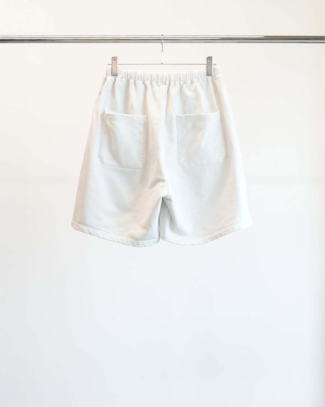 25SS】 ANCELLM TUCK SWEAT SHORTS(WHITE) ANC-PT46 | IAAAM ONLINE STORE