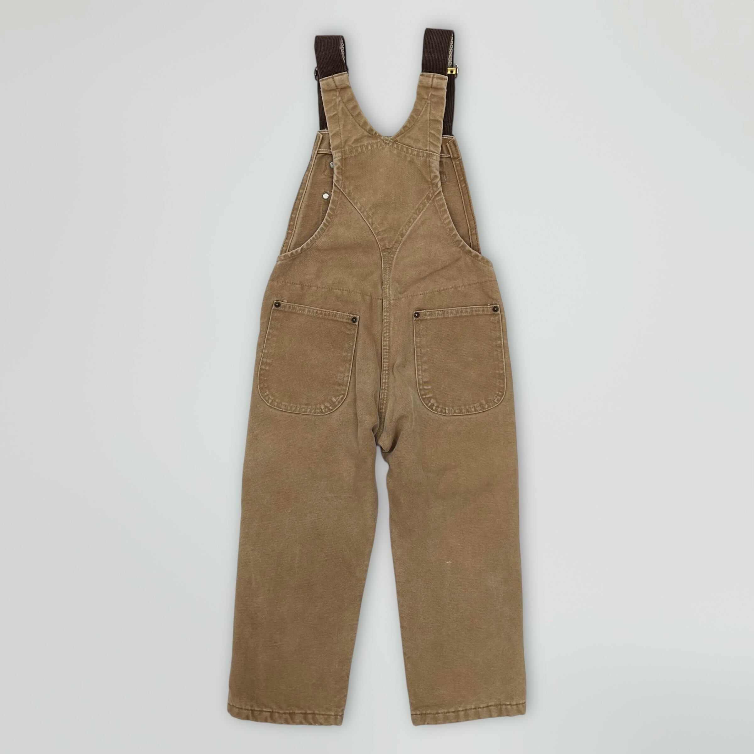5-7T】Carhartt brown duck overall カーハート ブラウンダック
