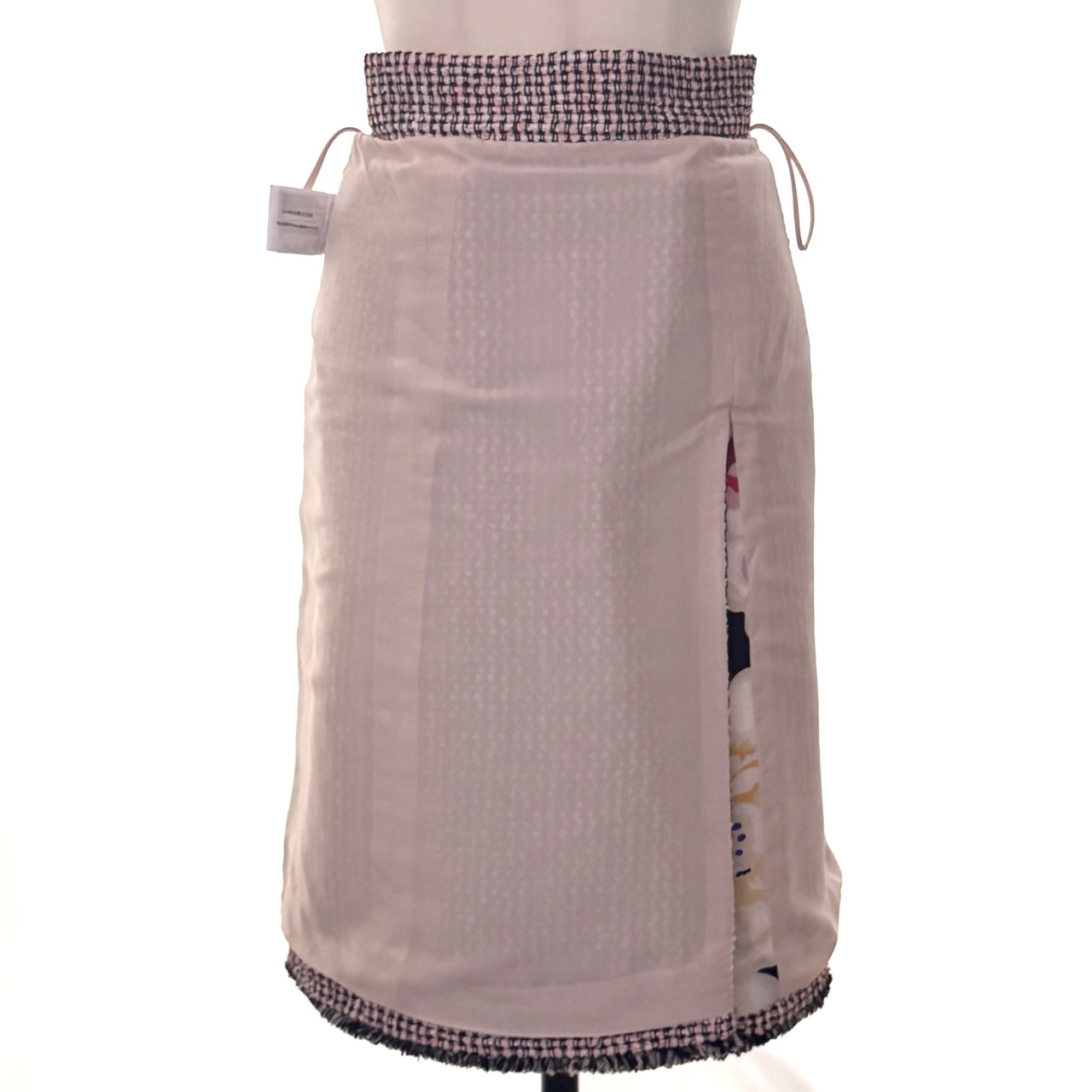 CHANEL シャネル スカート 11P P41005W04861 34 ツイード ピンク系