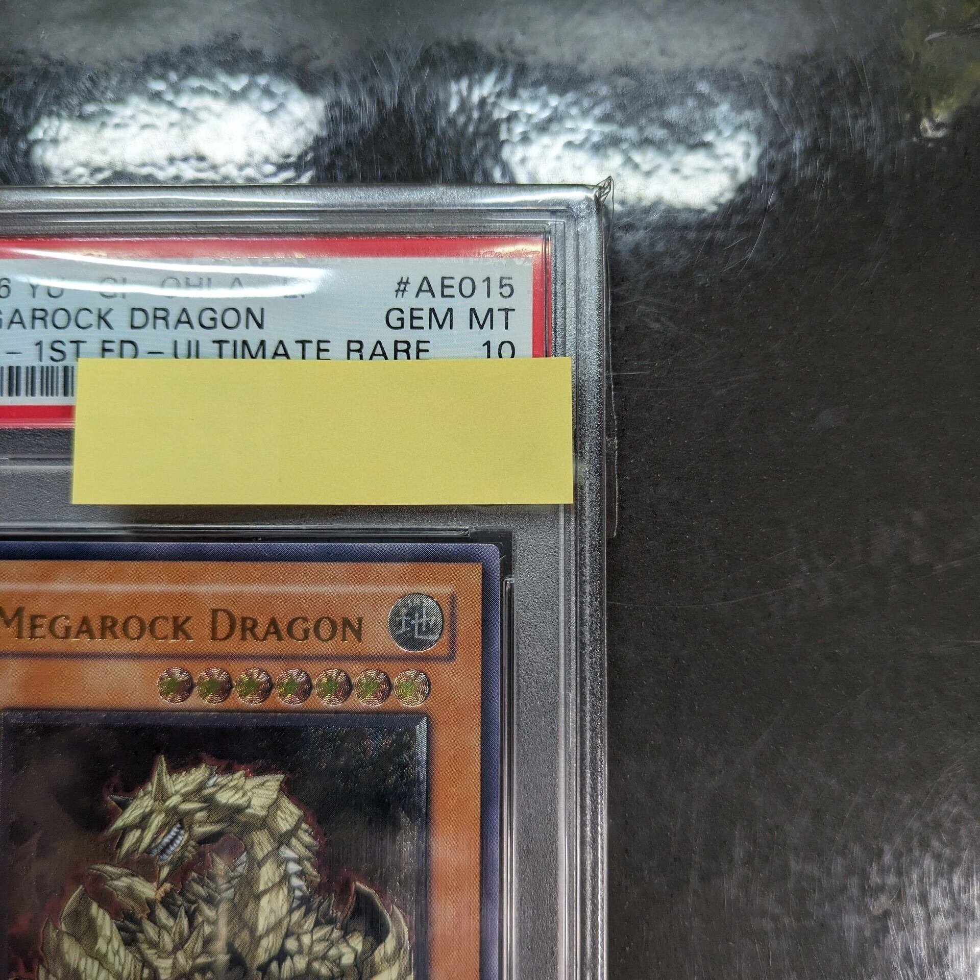 遊戯王 メガロック・ドラゴン レリーフ PSA10-