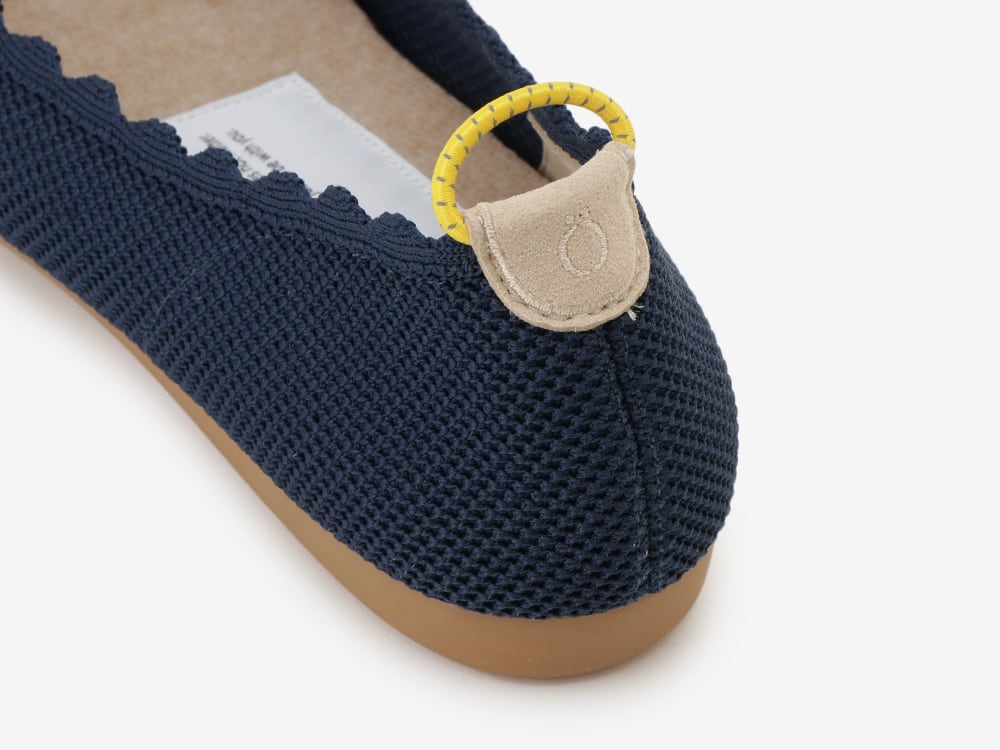 【新品タグ付き】offen オッフェンround-SCALLOP / NAVY