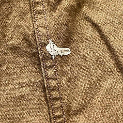 50-60s AU FUSIL 刺繍タグ ブラウン フレンチワークジャケット 詳細写真4