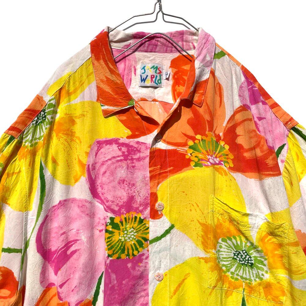 Jams World [Jams World] Vintage Rayon Hawaiian Shirt [1990s