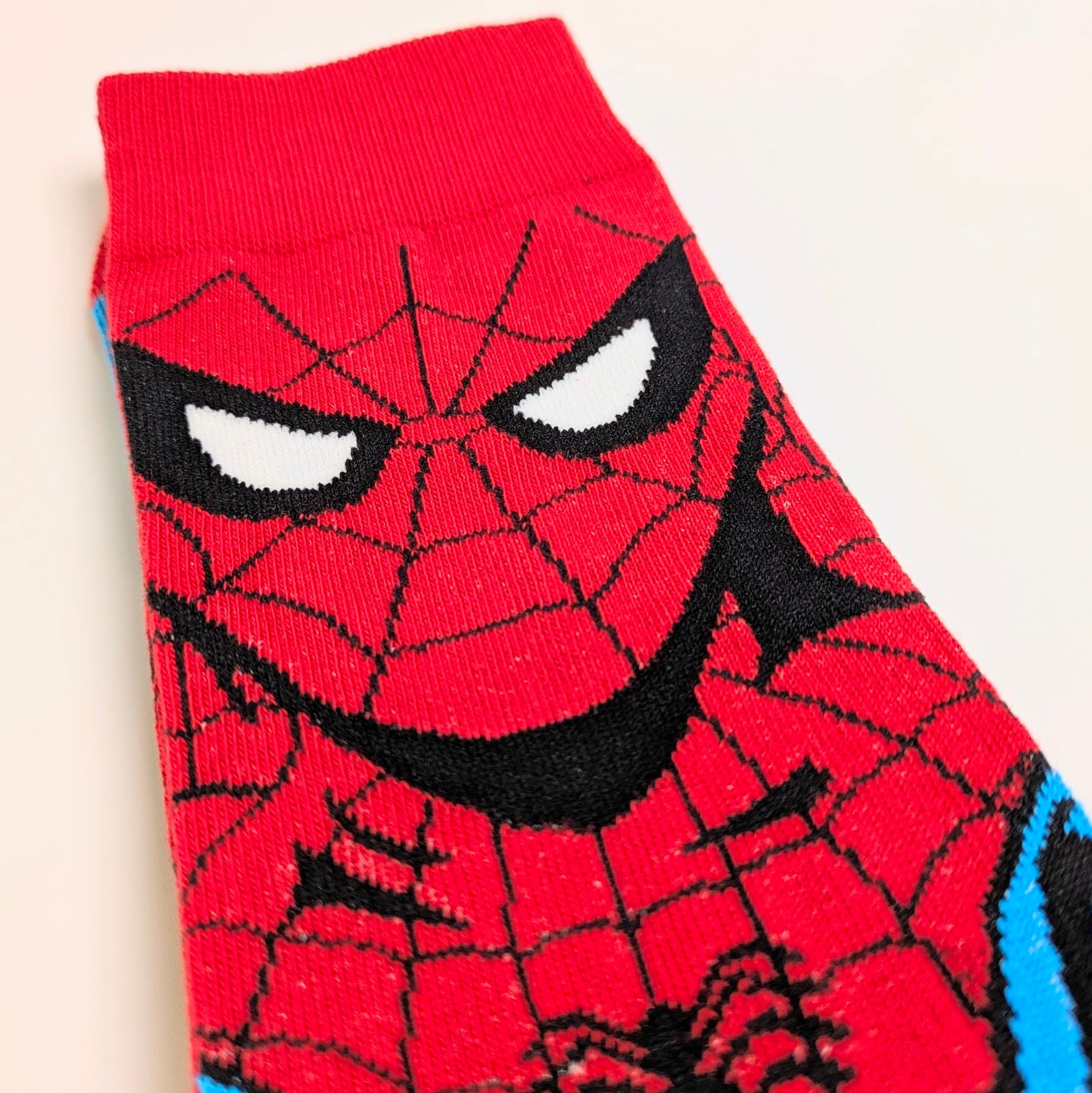 【 crew socks / クルーソックス 】『 MARVEL / マーベルコミックス / スパイダーマン 』 靴下 / ソックス〚アメリカン雑貨 アメトイ〛