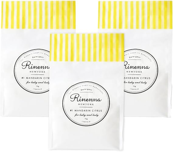 Rinenna #1 (リネンナ) つけおきメイン 洗濯用洗剤 詰め替え 1kg×3個