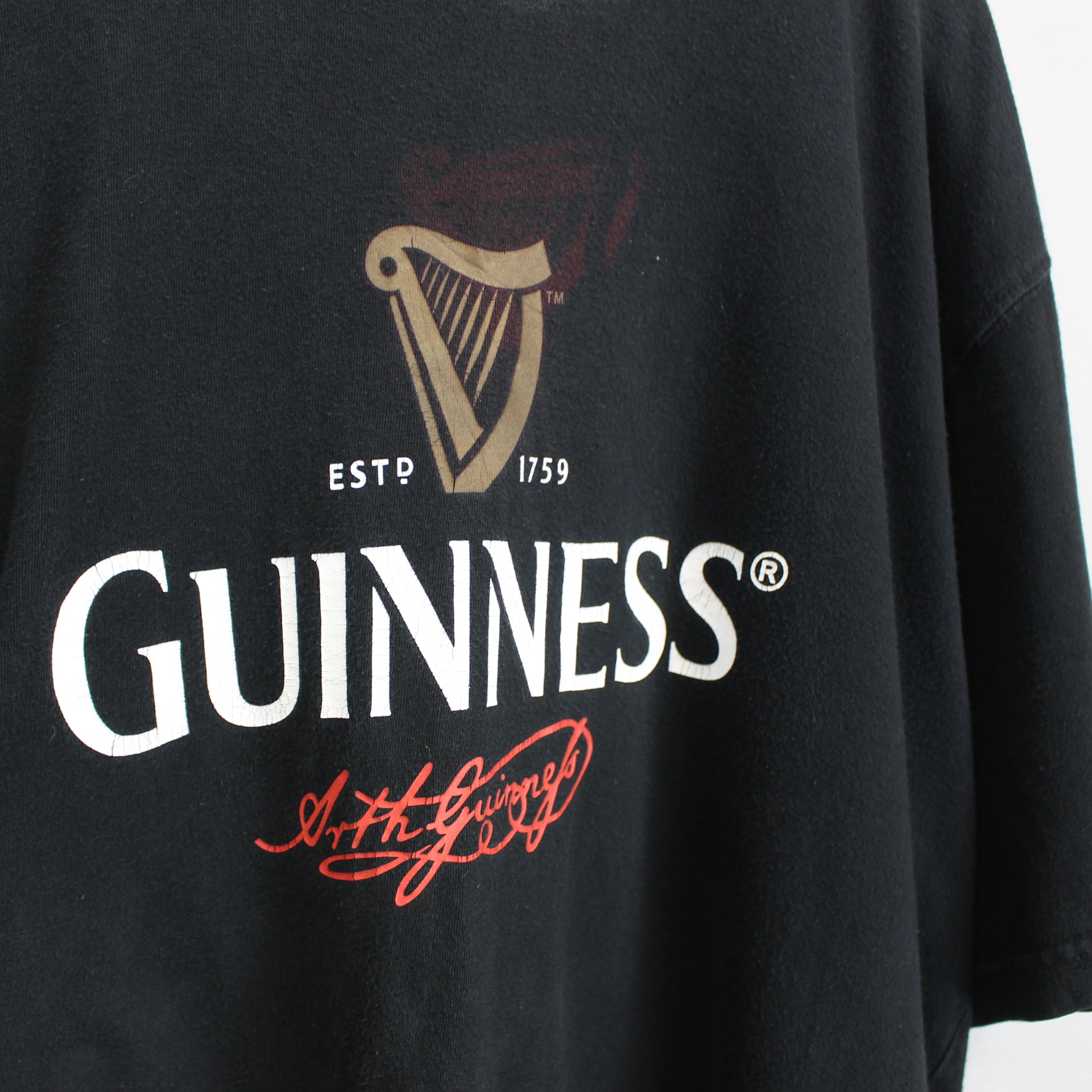 Vintage guinness t shirt Clearance