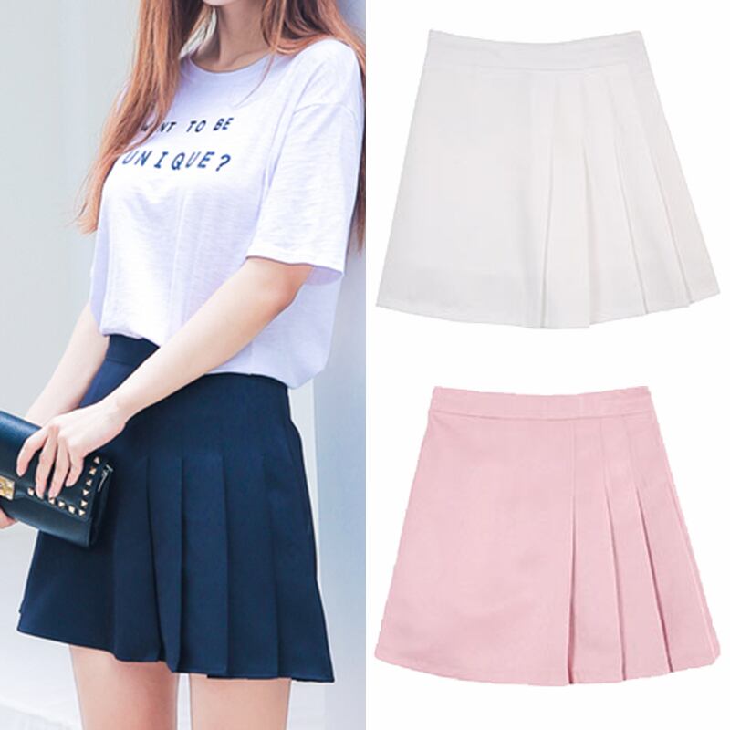 スクールガール風プリーツキュロット
